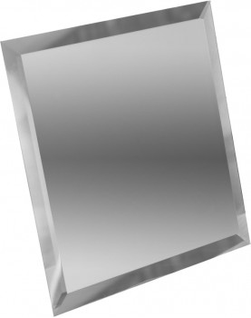 Квадратная зеркальная плитка серебро 200х200 мм